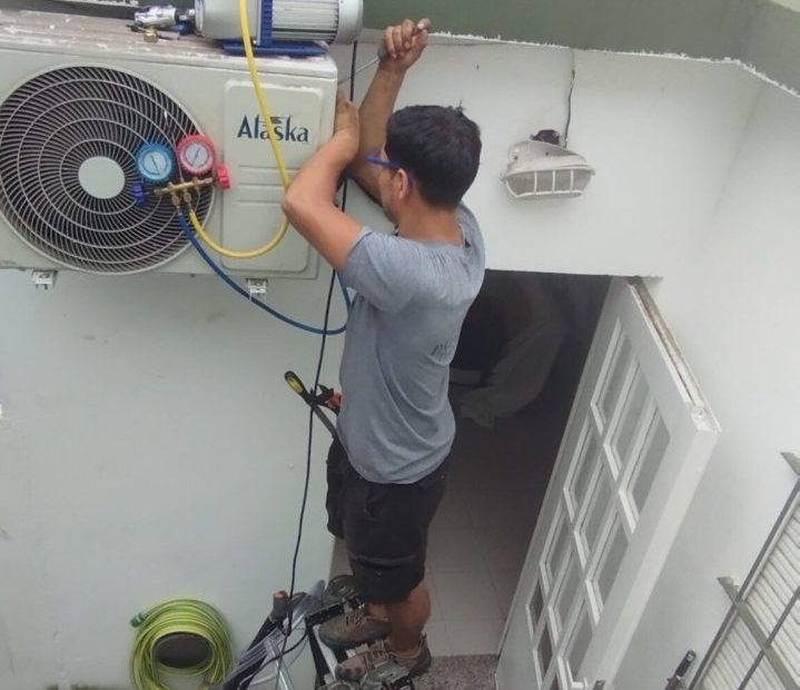 Instalación de aire acondicionado en departamento nuevo, CABA: detalle 12