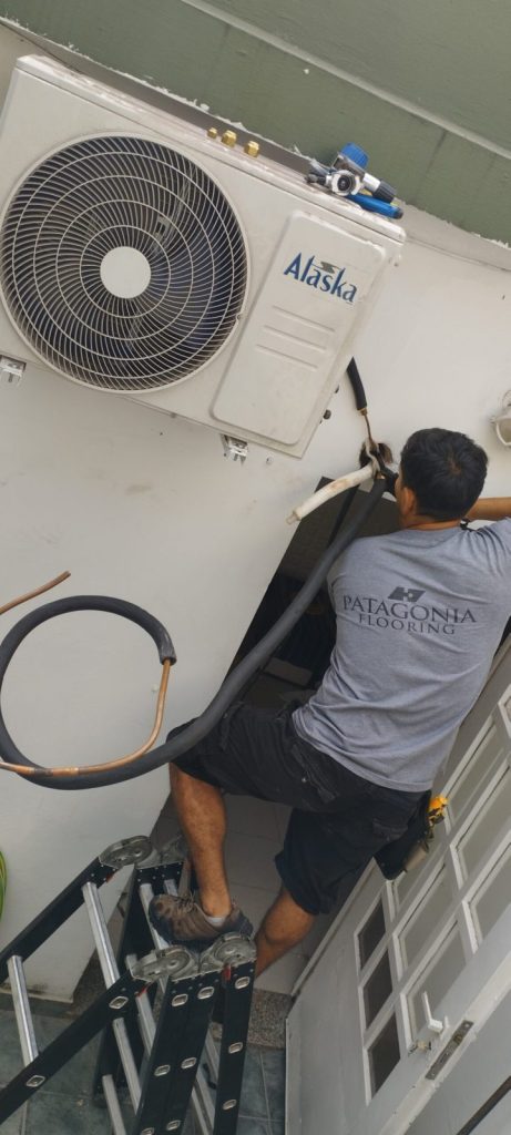 Instalación de aire acondicionado en departamento nuevo, CABA: detalle 13