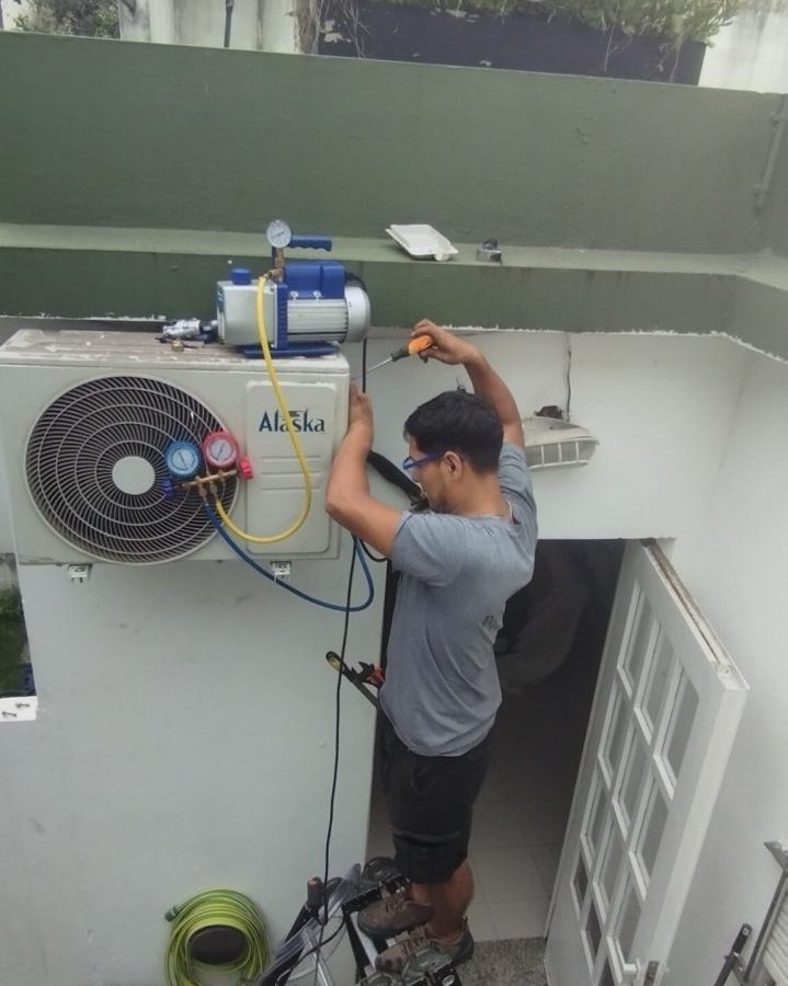 Instalación de aire acondicionado en departamento nuevo, CABA: detalle 17