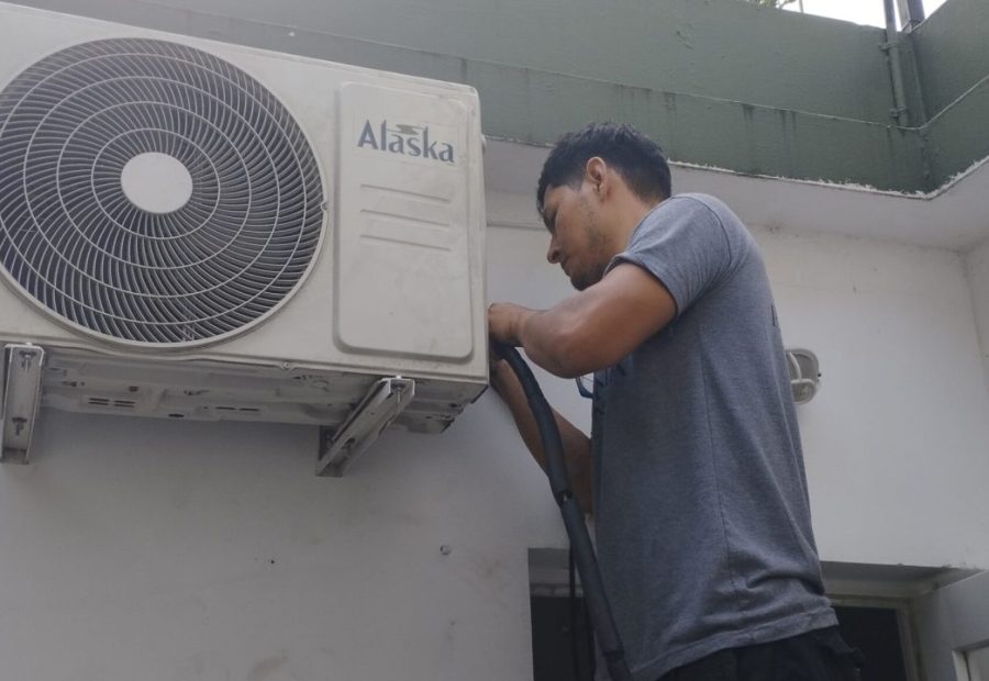 Instalación de aire acondicionado en departamento nuevo, CABA: detalle 1