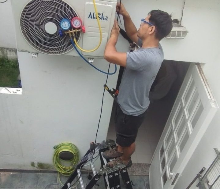 Instalación de aire acondicionado en departamento nuevo, CABA: detalle 5