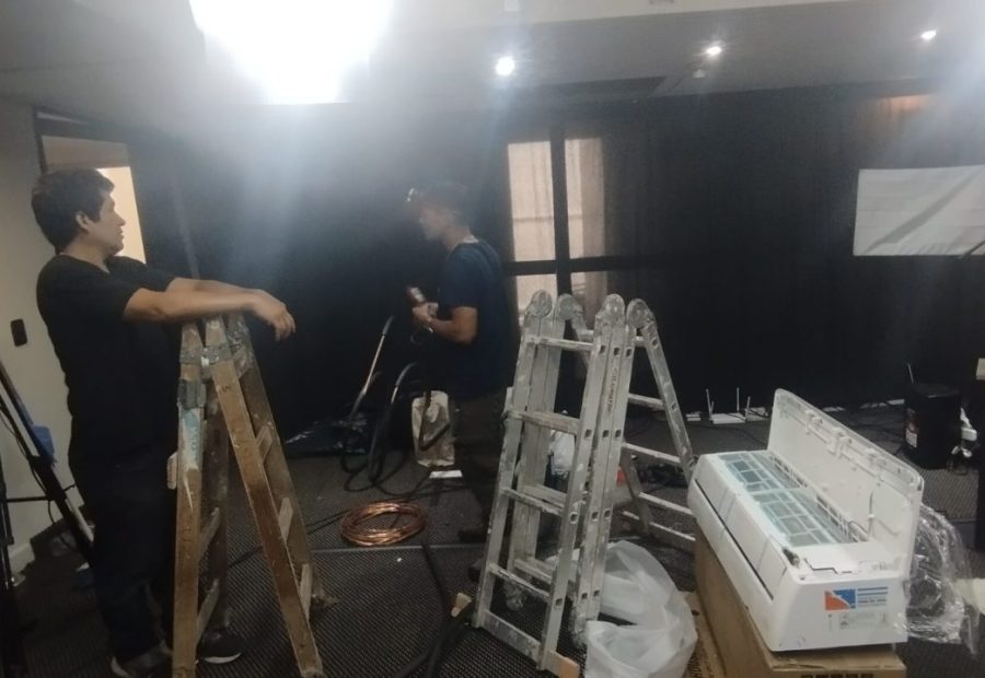 Aire acondicionado en estudio de grabación de Recoleta, CABA: detalle 9