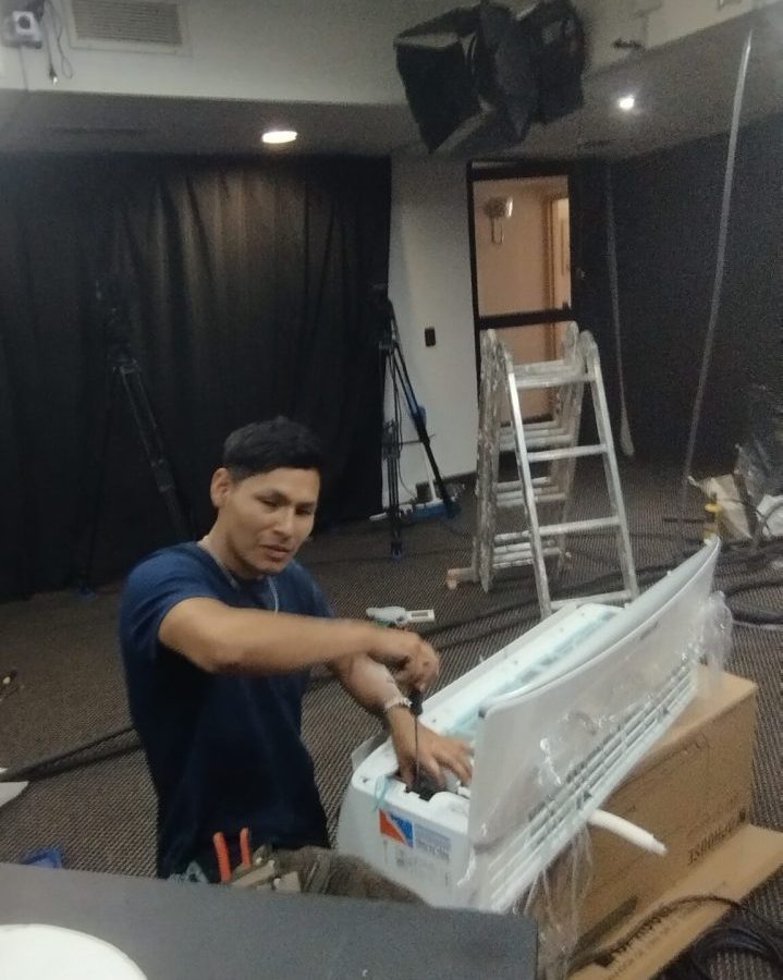 Aire acondicionado en estudio de grabación de Recoleta, CABA: detalle 11
