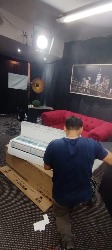Aire acondicionado en estudio de grabación de Recoleta, CABA: detalle 12