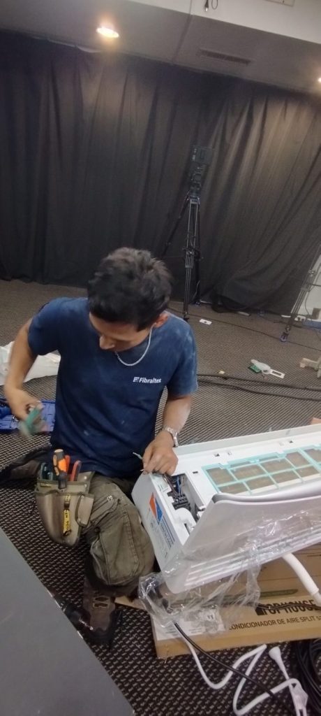 Aire acondicionado en estudio de grabación de Recoleta, CABA: detalle 14
