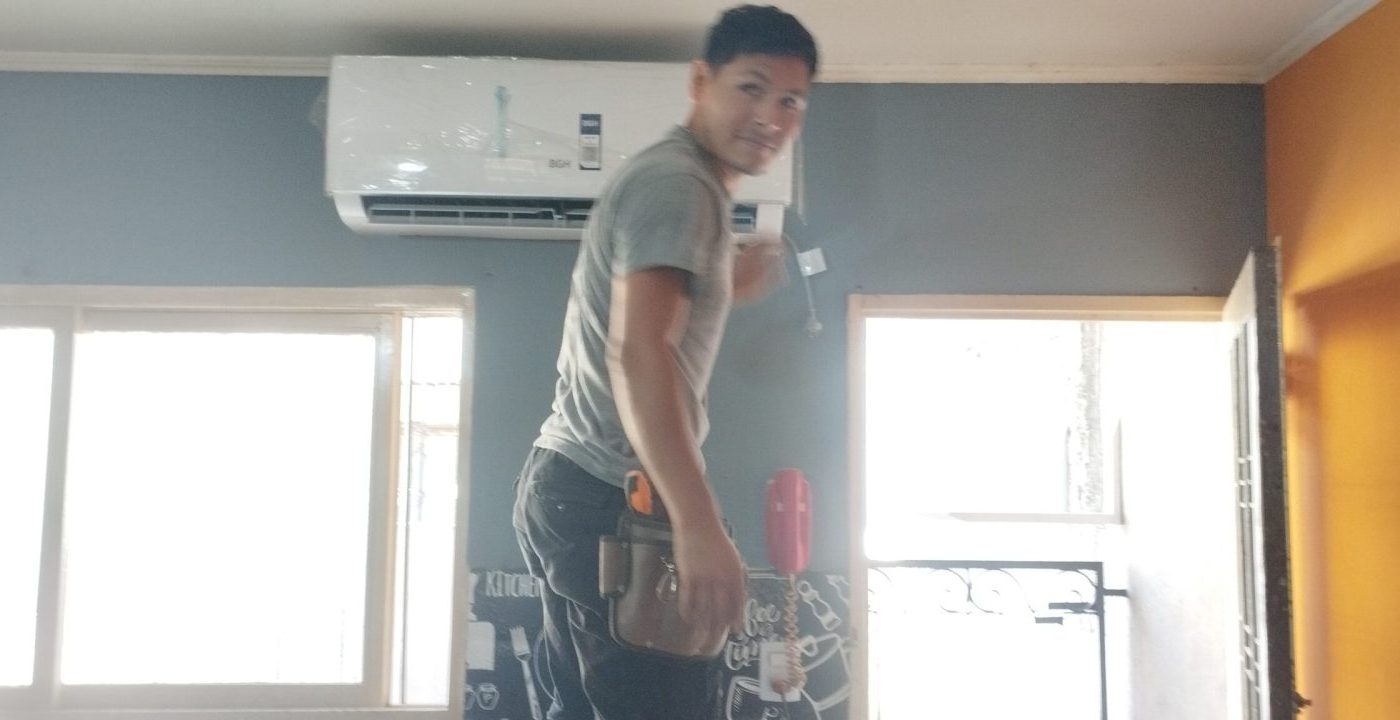 Instalación de aire acondicionado en pared antigua, CABA: detalle 9