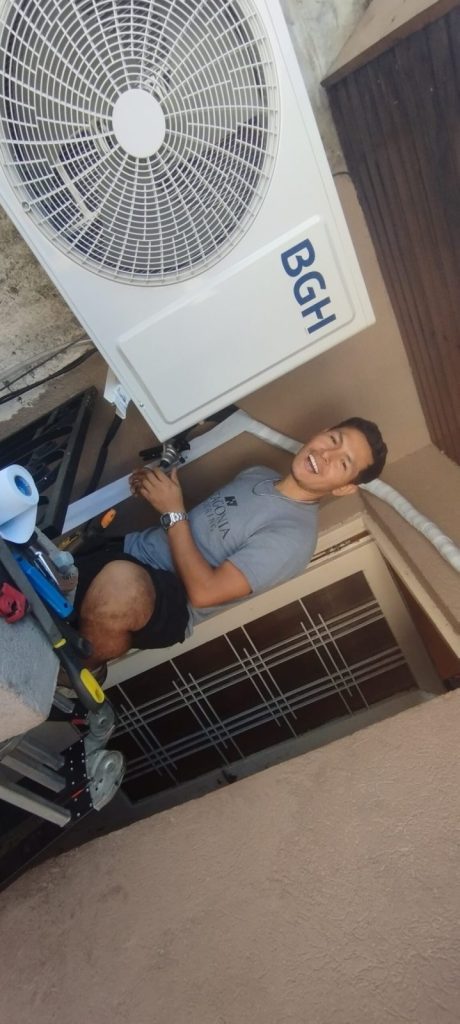 Instalación de aire acondicionado en pared antigua, CABA: detalle 6
