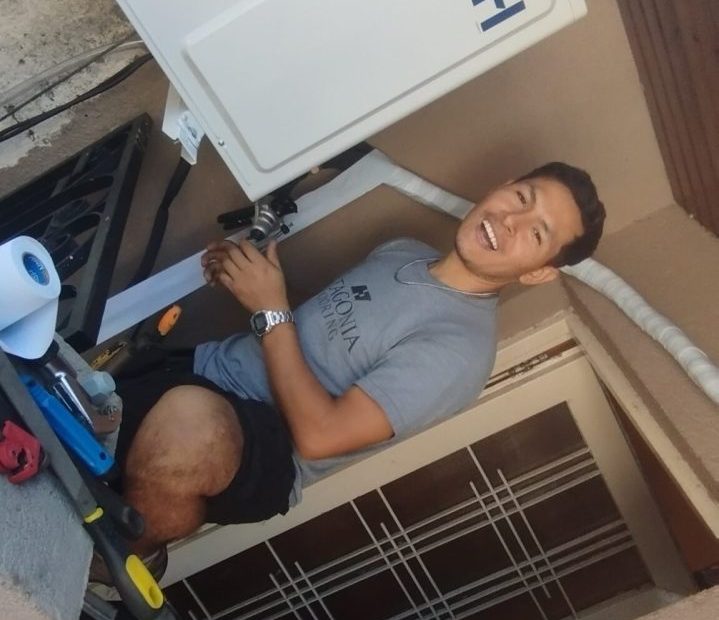 Instalación de aire acondicionado en pared antigua, CABA: detalle 6